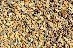 pebbly surface