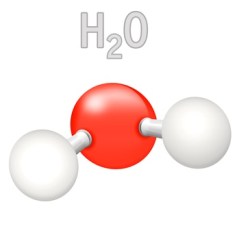 H2O Wasser Molekl